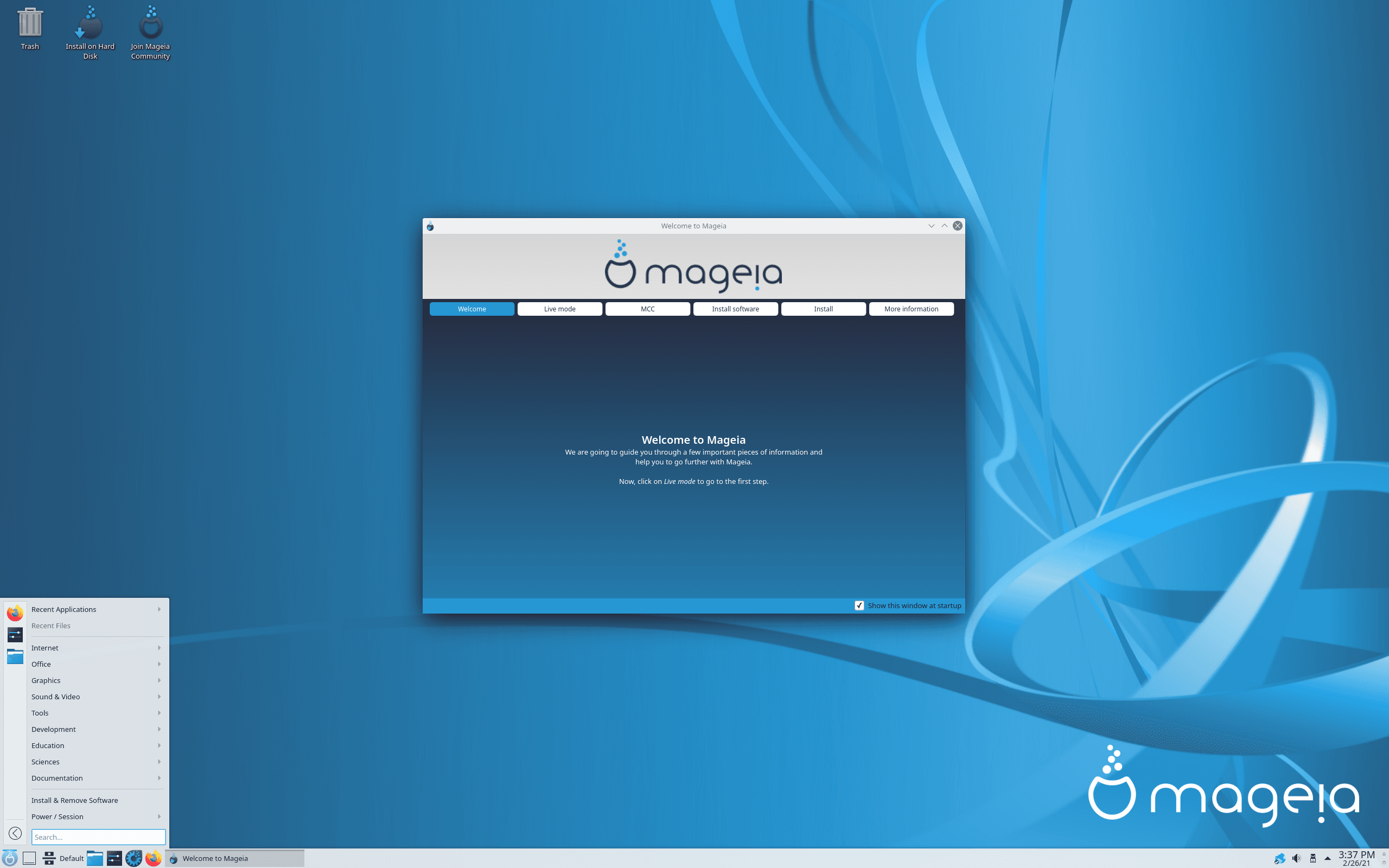 Mageia screenshot
