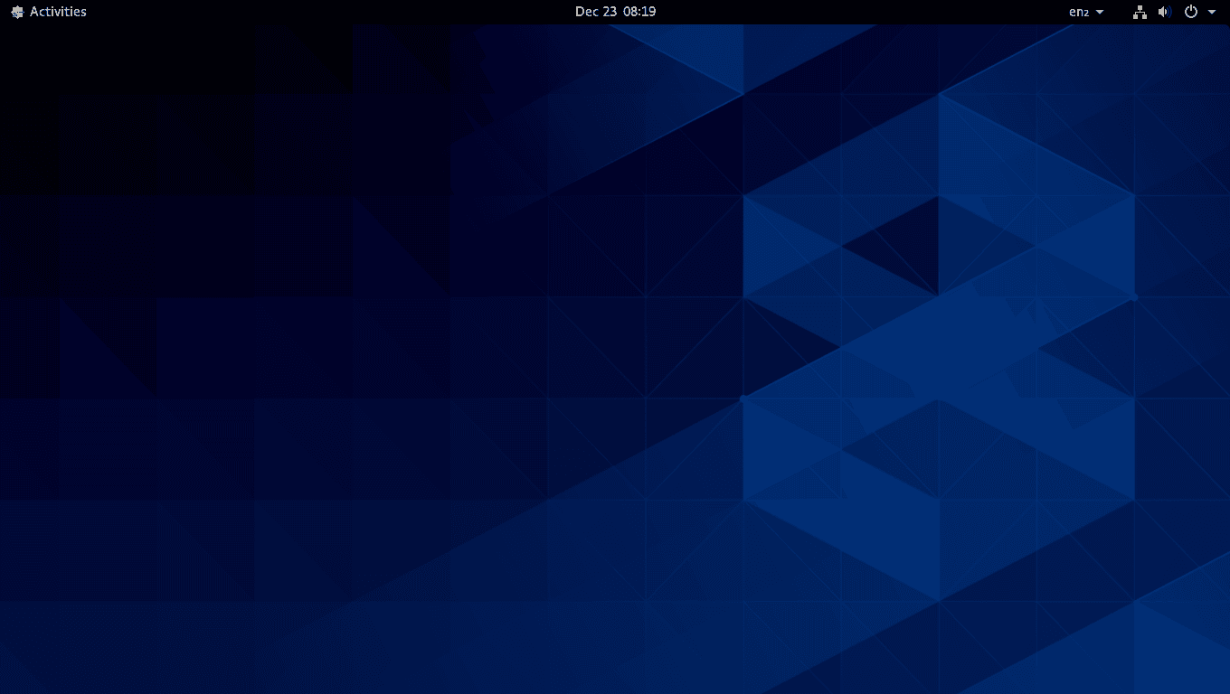 CentOS screenshot